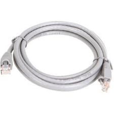 OEM RJ45 CAT6 UTP M/M adatkábel 3m szürke (S-1703) kábel és adapter