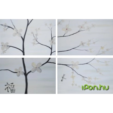OEM Romantikus Japán tavasz közepes grafika, keretezett kép
