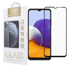 OEM Samsung Galaxy A33 5G üvegfólia, tempered glass, előlapi, 10D, edzett, hajlított, fekete kerettel mobiltelefon kellék
