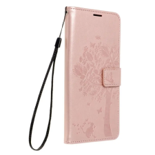 OEM Samsung Galaxy A54 5G oldalra nyíló könyv tok Ág minta rose gold tok és táska