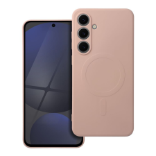 OEM Samsung Galaxy A55 5G telefontok - MagSafe kompatibilis púder pink szilikon hátlap tok tok és táska