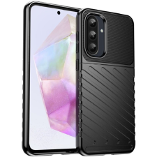 OEM Samsung Galaxy A56 5G szilikon tok, hátlap tok, ütésálló, fekete, Thunder tok és táska