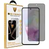 OEM Samsung Galaxy A57 5G Privacy üvegfólia – betekintésvédő 9H edzett kijelzővédő, fekete keretes tempered glass, OG Premium