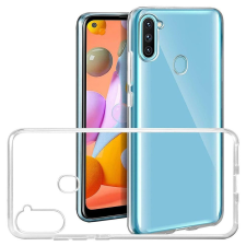 OEM Samsung Galaxy M11 szilikon tok, hátlaptok, telefon tok, vékony, átlátszó, 0.5mm tok és táska
