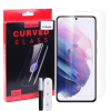 OEM Samsung Galaxy S21 Plus 5G (S21+) üvegfólia, tempered glass, előlapi, UV, edzett, hajlított