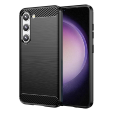 OEM Samsung Galaxy S23 5G szilikon tok, telefon tok, hátlaptok, karbon mintás, fekete tok és táska