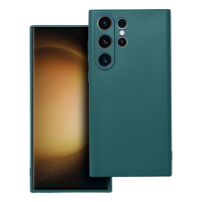 OEM Samsung Galaxy S24 Ultra 5G szilikon tok, telefon tok, hátlaptok, matt, zöld tok és táska