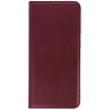 OEM Samsung Galaxy S25 Plus SM-S936, Oldalra nyíló tok, stand, Magnet Book, bordó