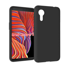 OEM Samsung Galaxy Xcover 5 szilikon tok, hátlaptok, telefon tok, matt, fekete tok és táska