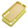 OEM SILICONE 2mm tok Samsung Galaxy S25 FE - citromsárga
