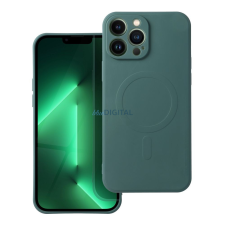 OEM SILICONE MAG COVER MagSafe-kompatibilis tok Samsung Galaxy A54 5G - sötétzöld tok és táska