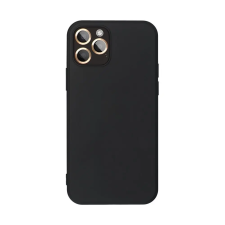 OEM SILICONE tok iPhone 16e - fekete tok és táska