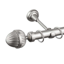 OEM Simple galéria egyszerű rúd Fenyőcölöp 25/19, fém, ezüst - 400 cm karnis, függönyrúd