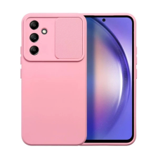OEM Slide Samsung Galaxy A54 5G kameravédős szilikon tok rózsaszín tok és táska