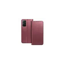 OEM Smart Magneto Könyvtok XIAOMI REDMI NOTE 13 PRO 5G bordó színben tok és táska