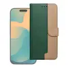 OEM Split Flip tok iPhone 17 Pro zöld-arany