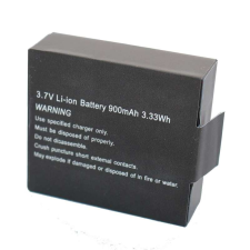 OEM Sportkamera Akkumulátor, 900mAh 3.7V, fekete sportkamera kellék