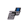 OEM Standard Írás S50 B fólia / matrica kék Simson S50 számára