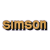 OEM Standard Írófólia / matrica tartály arany, fekete Simson S51-hez