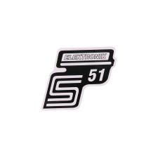 OEM Standard S51 elektronikai fólia / matrica fehér a Simson S51-hez egyéb motorkerékpár alkatrész