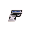 OEM Standard S51 elektronikai fólia / matrica kék Simson S51-hez