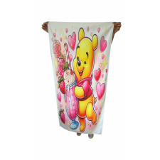 OEM Strandtörölköző, Modell Micimackó 2, 70 x 150 cm, 400Gr, Többszínű, Sárga babatörülköző, kifogó
