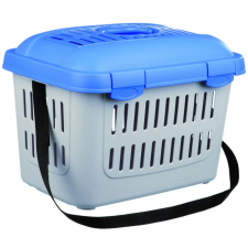 OEM .Szállító Box Midi-Capri 44x33x32cm Kék/Szürke szállítóbox, fekhely kutyáknak