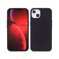 OEM Szilikon telefonvédő (matt. mikrofiber plüss karcolásmentesítő belső. prémium) FEKETE tok és táska