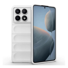 OEM Szilikon telefonvédő (ütésállóság. kameravédő. 3D) FEHÉR tok és táska