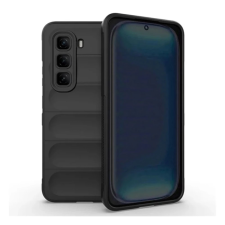 OEM Szilikon telefonvédő (ütésállóság. kameravédő. 3D) FEKETE tok és táska
