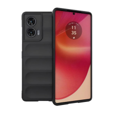 OEM Szilikon telefonvédő (ütésállóság. kameravédő. 3D) FEKETE tok és táska