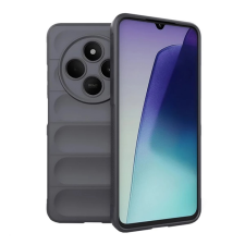 OEM Szilikon telefonvédő (ütésállóság. kameravédő. 3D) SÖTÉTSZÜRKE tok és táska