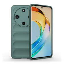 OEM Szilikon telefonvédő (ütésállóság. kameravédő. 3D) SÖTÉTZÖLD tok és táska