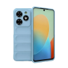 OEM Szilikon telefonvédő (ütésállóság. kameravédő. 3D) VILÁGOSKÉK