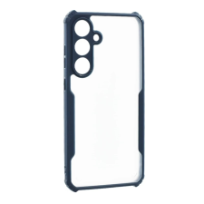 OEM Szilikon telefonvédő (ütésállóság. légpárnás sarok. akril hátlap. kameravédő) SÖTÉTKÉK tok és táska