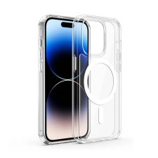 OEM Szilikon telefonvédő (ütésállóság. légpárnás sarok. MagSafe) ÁTLÁTSZÓ tok és táska