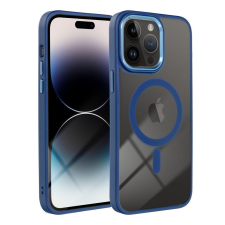 OEM Színes Edge Mag Cover tok Magsafe kompatibilis iPhone 15 PRO MAX tengerészkék tok és táska