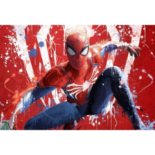OEM Tablou vászon Pókember játék grafika, 80x50cm grafika, keretezett kép
