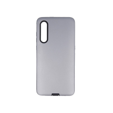OEM Telefon tok, Samsung Galaxy A03s SM-A037 hátlaptok, ütésálló, ezüst, Defender Smooth tok és táska