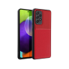 OEM Telefon tok, Samsung Galaxy A22 5G hátlap tok, stílusos, prémium, piros, Forcell Noble