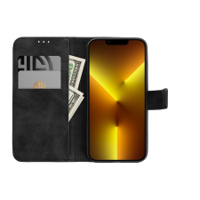 OEM TENDER könyvtok iPhone 16 Pro Max - fekete tok és táska