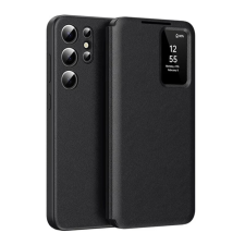 OEM Tok álló (aktív FLIP. oldalra nyíló. Smart View Cover) FEKETE 166902 tok és táska