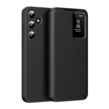 OEM Tok álló (aktív FLIP. oldalra nyíló. Smart View Cover) FEKETE 166910 tok és táska