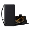 OEM Tok álló. bőr hatású (FLIP. oldalra nyíló. asztali tartó. prémium + kézpánt) FEKETE