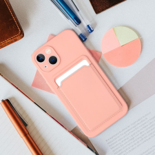OEM Tok kártyatartóval XIAOMI Redmi 12C rózsaszín tok és táska