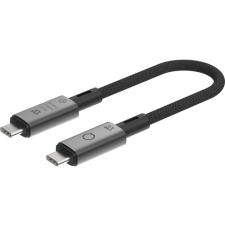 OEM USB 2.0 Type C Összekötő Fekete 30cm LQ48028 kábel és adapter