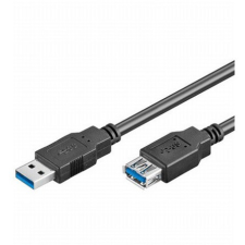  OEM USB-A 3.0 - USB-A 3.0 M/F adatkábel hosszabbító 1.8m kábel és adapter