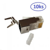 OEM UTP CAT6A Csatlakozó Szürke 3cm RJ45FTPCAT6A/10