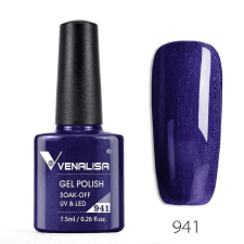 OEM Venalisa 941 Sötétlila Gél Lakk - 7,5 ml lakk zselé