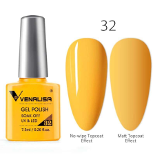 OEM Venalisa Gél lakk 32 - Napsárga - 7,5 ml lakk zselé